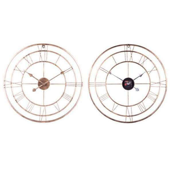 Reloj de pared gigante doble círculo