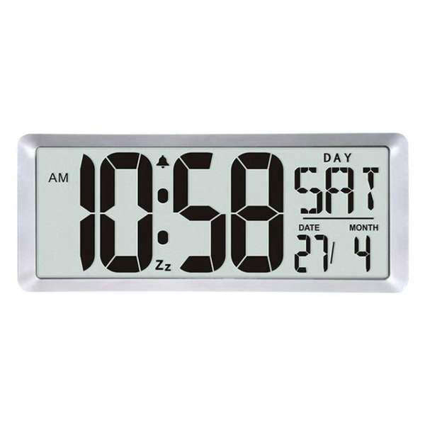 Reloj digital LCD con fecha y día