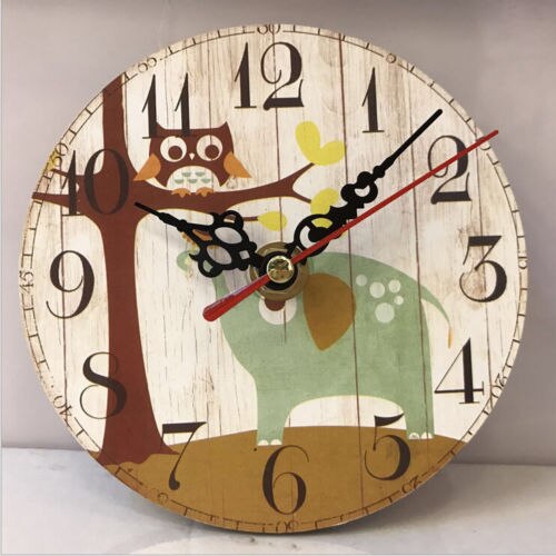 Reloj de pared infantil animales bosque