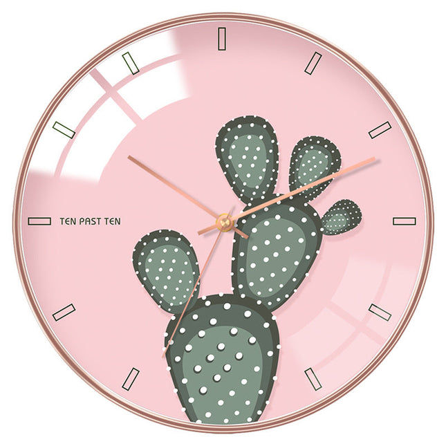 Reloj de pared nórdico cristal abombado