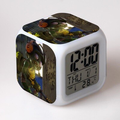 Despertador Cubo Temático Zombies para Niños