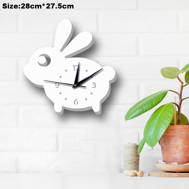 Reloj infantil de pared muñeco nieve