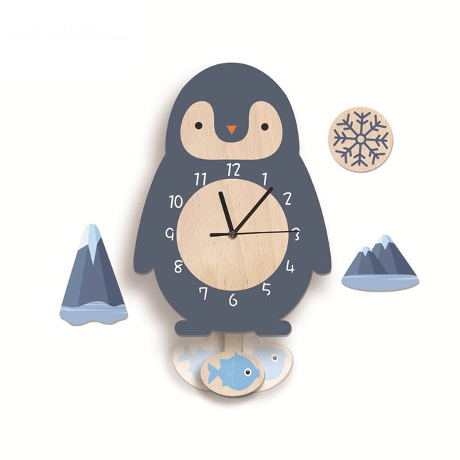 Reloj de pared infantil forma flamenco