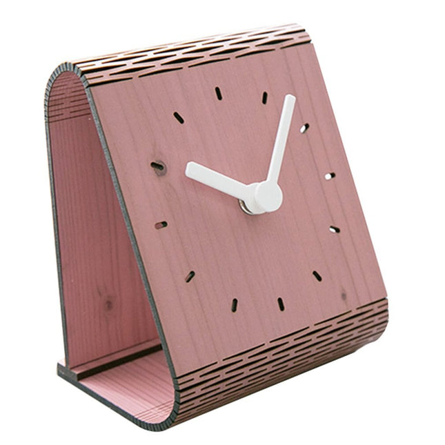 Reloj de mesa de madera moderno