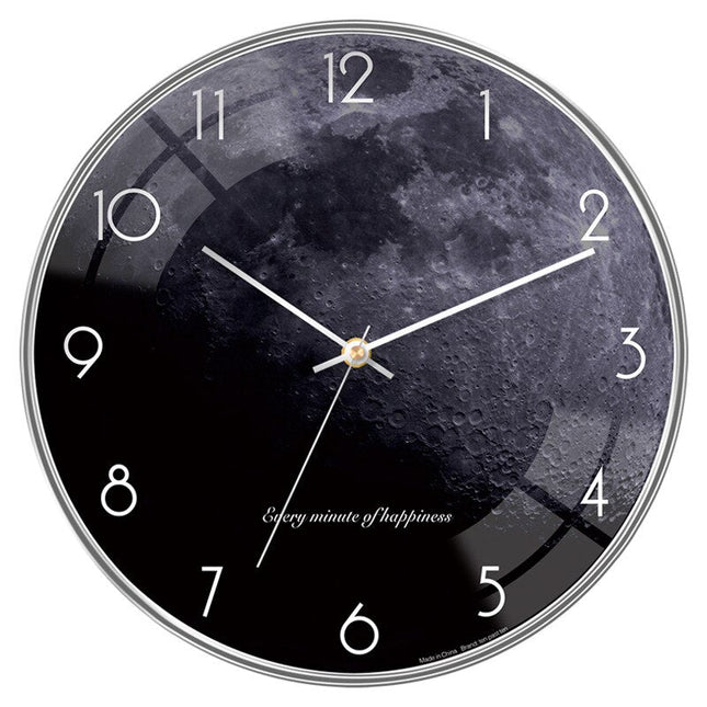 Reloj de pared nórdico cristal abombado