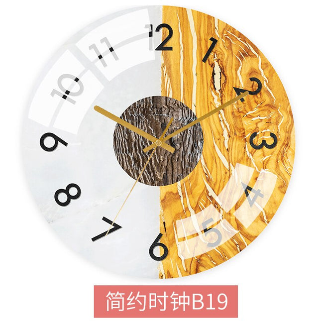 Reloj de pared diseño abstracto colorido