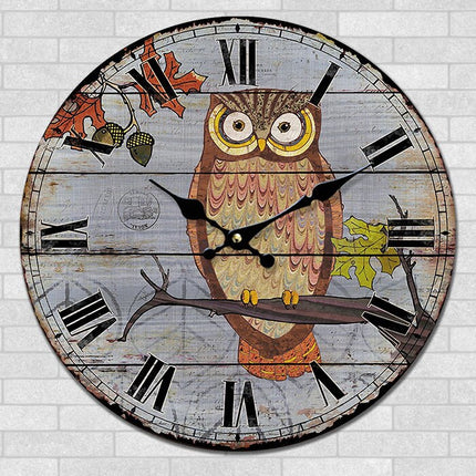 Reloj de pared infantil diseño búho