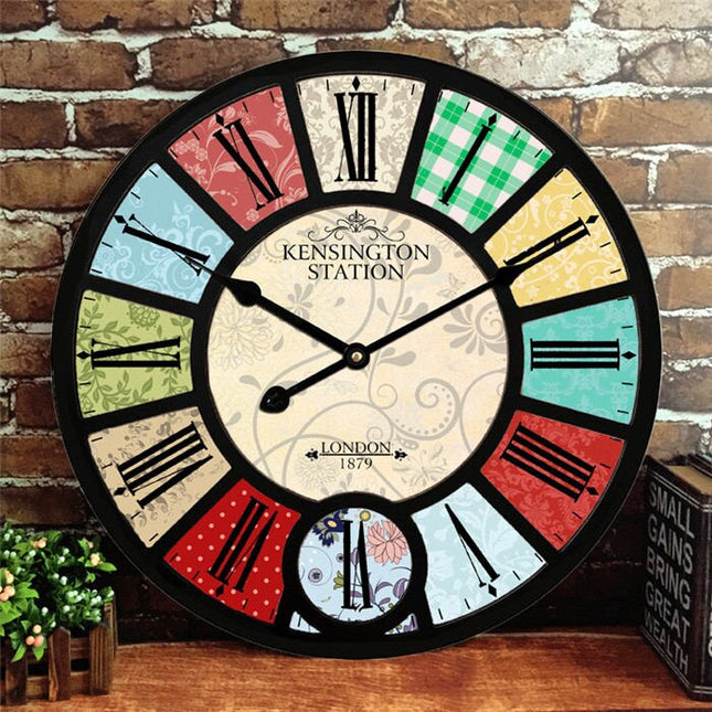 Reloj de pared industrial vintage 60cm