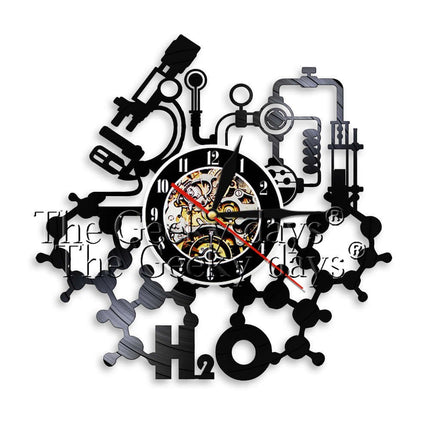 Reloj de vinilo tabla periódica química