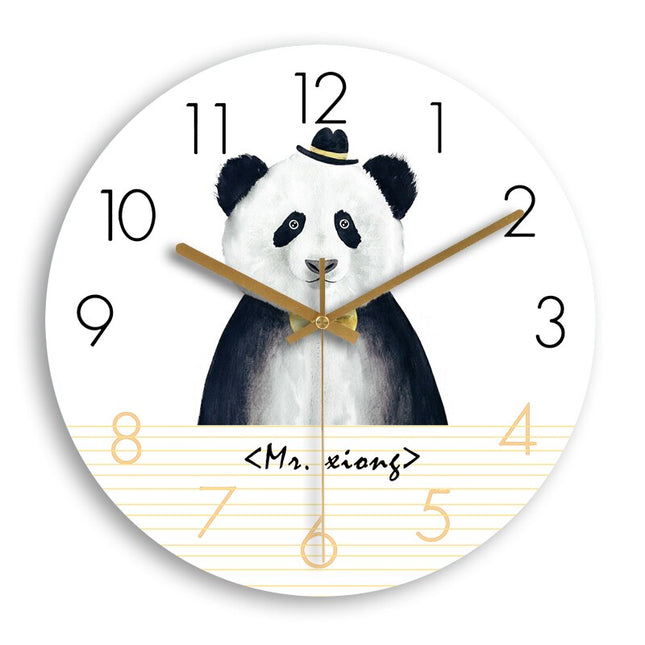 Reloj de pared mármol y oro rosa