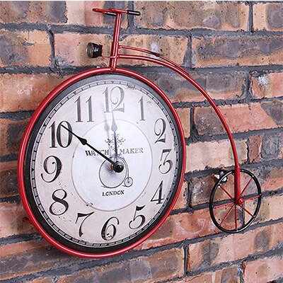 Reloj de mesa bicicleta antigua vintage