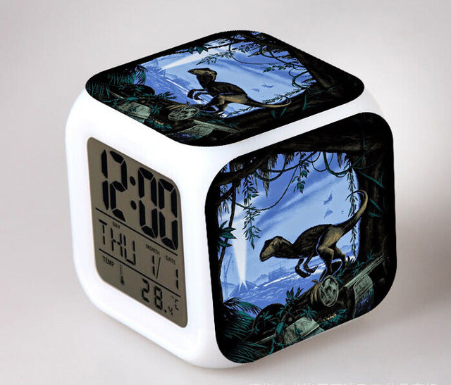 Despertador cubo digital infantil Jurassic Park