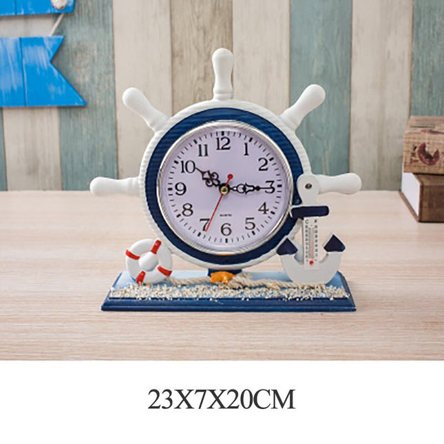 Reloj de sobremesa decorativo estilo náutico