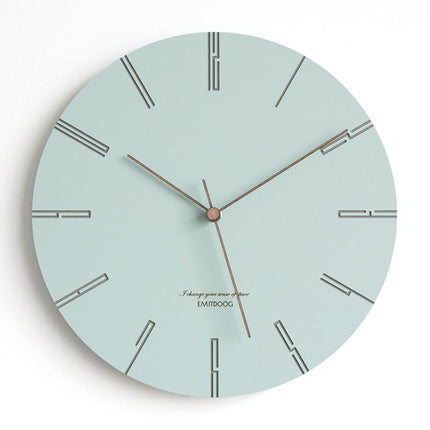 Reloj de pared redondo color pastel