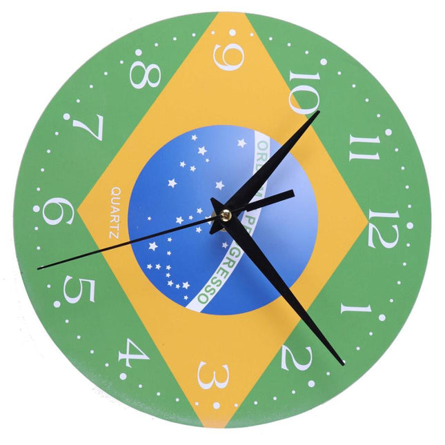 Reloj de pared bandera de España