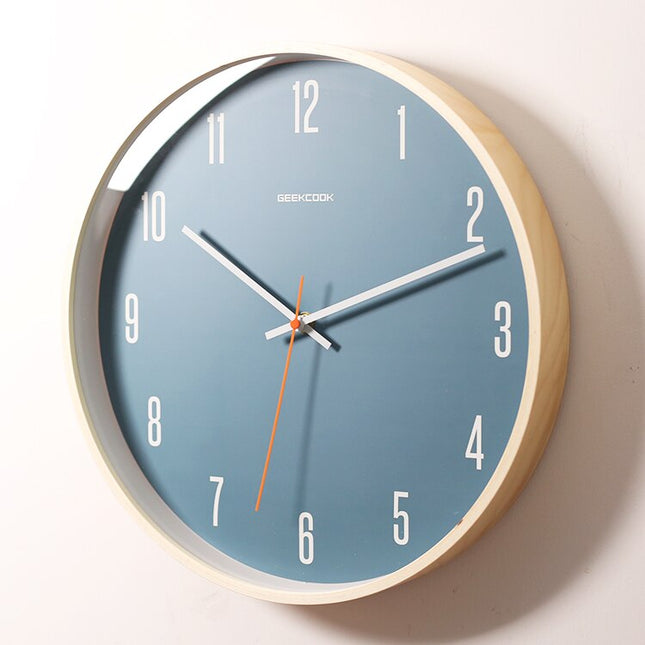 Reloj de pared nórdico moderno azul