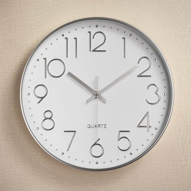 Reloj de pared clásico oro rosa