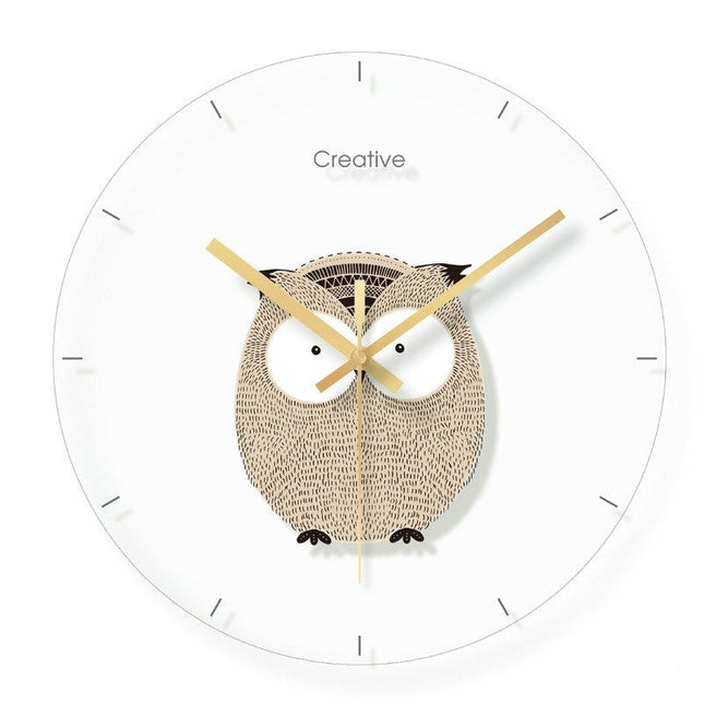 Reloj de pared infantil con zorro