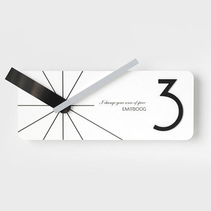 Reloj de pared rectangular diseño moderno