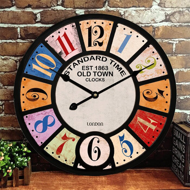 Reloj de pared industrial vintage 60cm