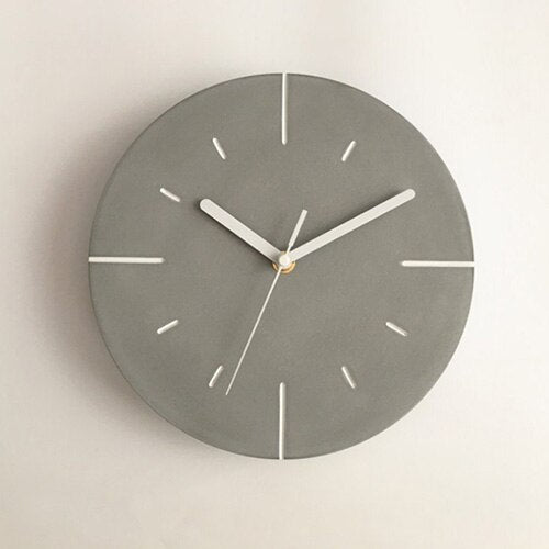 Reloj de pared moderno color gris