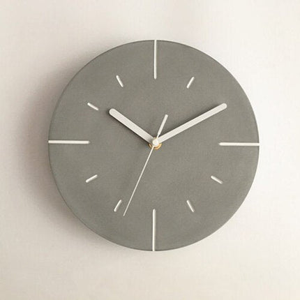 Reloj de pared moderno color gris