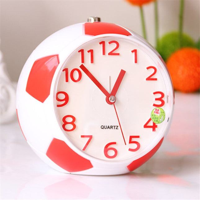 Despertador infantil con forma balón fútbol