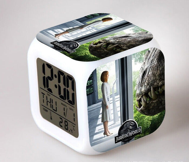 Despertador cubo digital infantil Jurassic Park