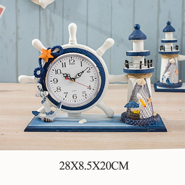 Reloj de sobremesa decorativo estilo náutico