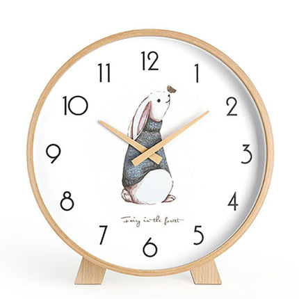 Reloj de sobremesa madera estilo nórdico