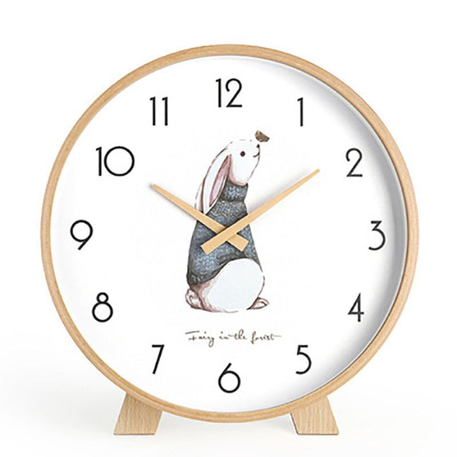 Reloj de sobremesa madera estilo nórdico