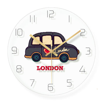 Reloj de pared infantil con zorro