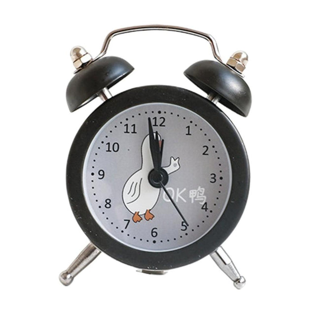 Despertador retro de doble campana metálico