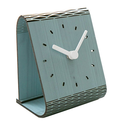 Reloj de mesa de madera moderno