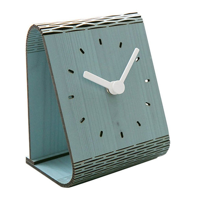 Reloj de mesa de madera moderno