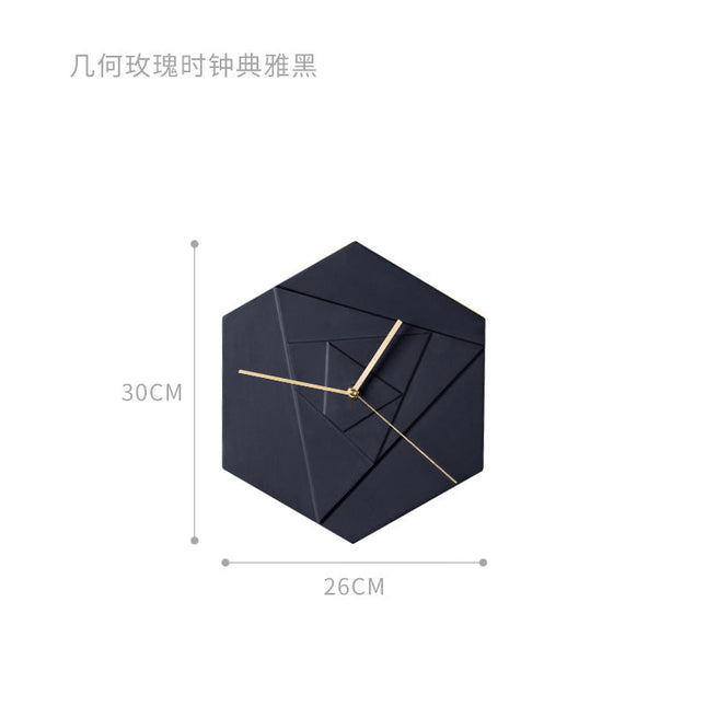 Reloj de pared hexagonal para cocina