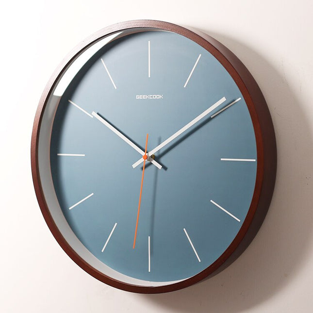 Reloj de pared nórdico moderno azul