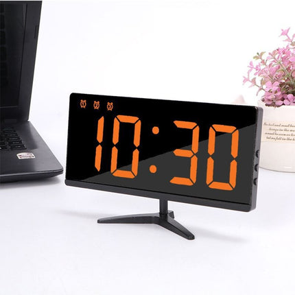 Reloj despertador digital LED con soporte