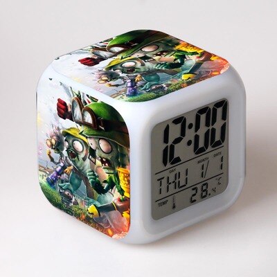 Despertador Cubo Temático Zombies para Niños