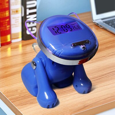 Despertador Digital Infantil Perro Robot