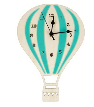 Reloj de pared infantil globo aerostático