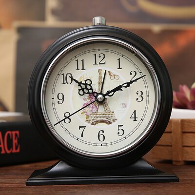 Reloj de sobremesa vintage Torre Eiffel
