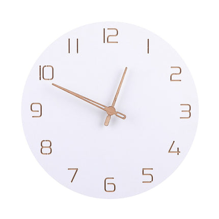 Reloj de pared escandinavo color blanco