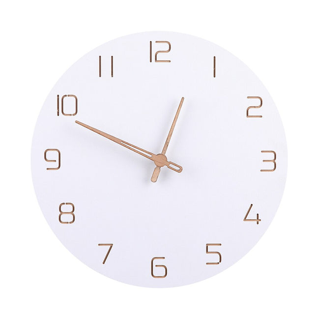 Reloj de pared escandinavo color blanco