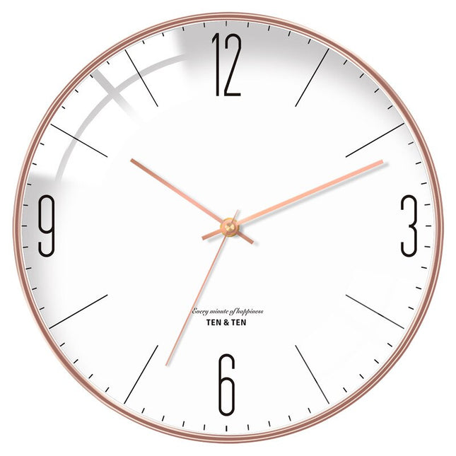 Reloj de pared nórdico cristal abombado