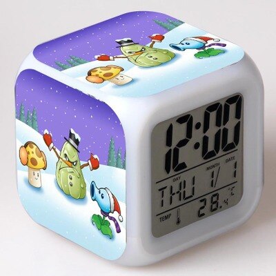 Despertador Cubo Temático Zombies para Niños