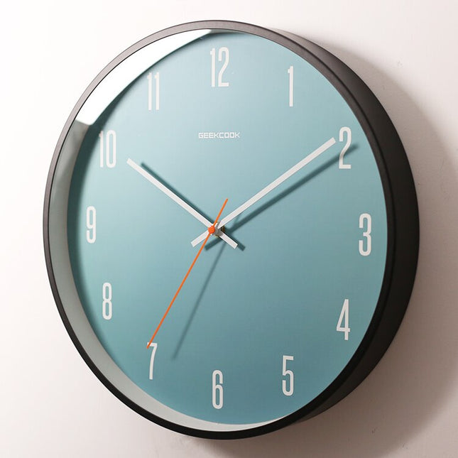 Reloj de pared nórdico moderno azul