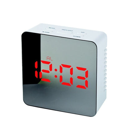 Reloj de escritorio digital con espejo