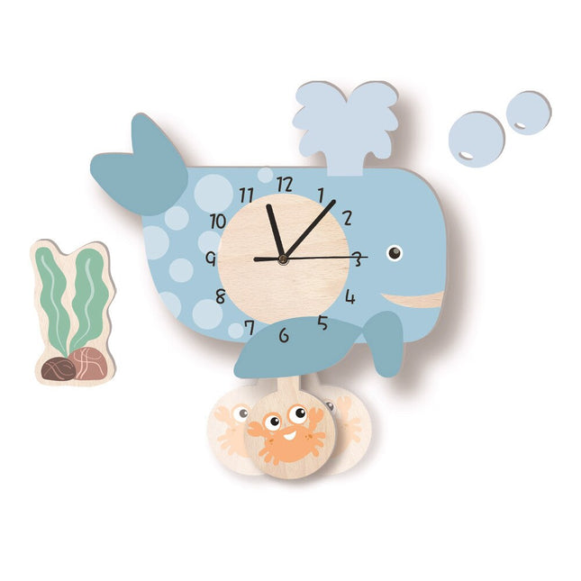 Reloj de pared infantil forma flamenco