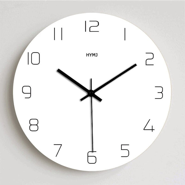 Reloj de pared mármol y oro rosa